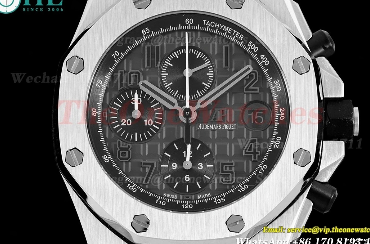 Num LE Royal Grey Oak Offshore RSF SS Mod A3126 42mm 0424